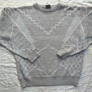 Vintage Knit Sweater. Unique design.